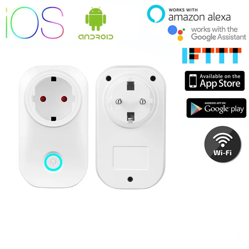 Умная розетка с беспроводным WIFI пультом дистанционного управления Голосовое