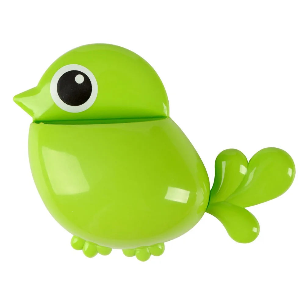 Пластиковый милый синий фиолетовый с рисунком птицы держатель зубной щетки