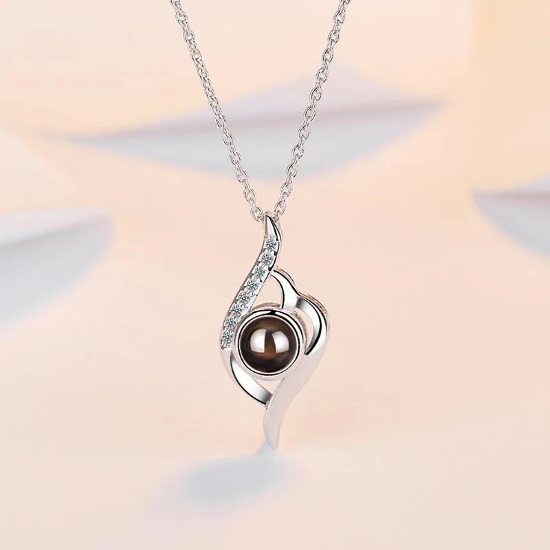 2019 горячая Распродажа ожерелье из стерлингового серебра 925 пробы для женщин
