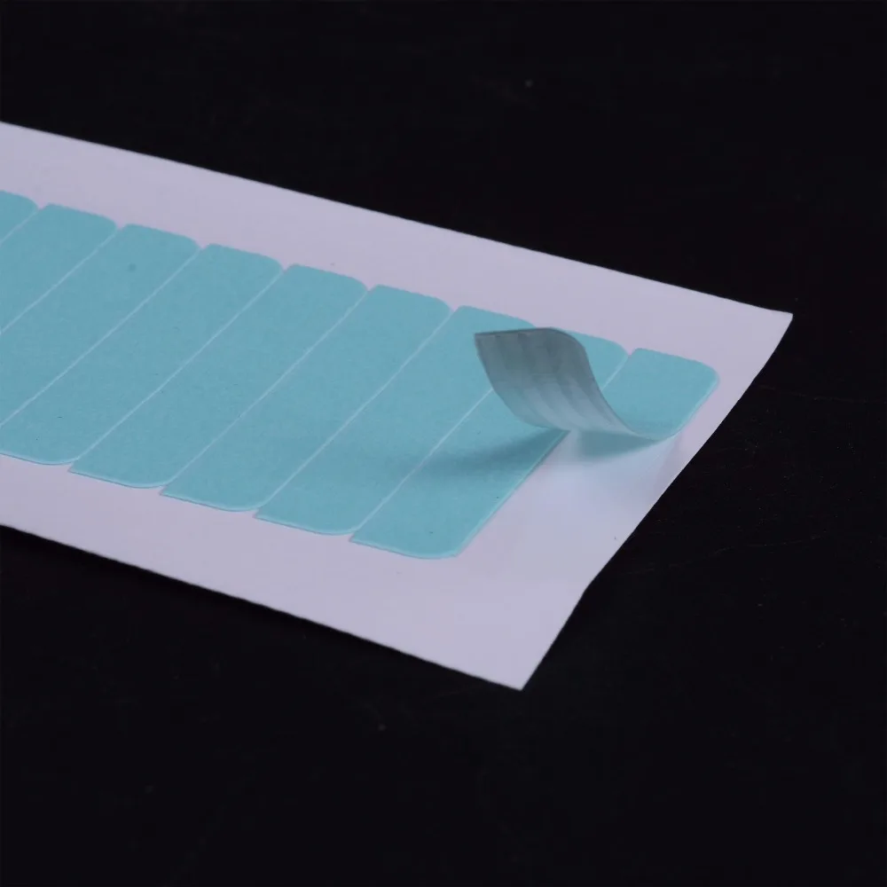 5 листов супер клея синяя сменная лента для бразильских волос 4 см * 0 8 60 лент