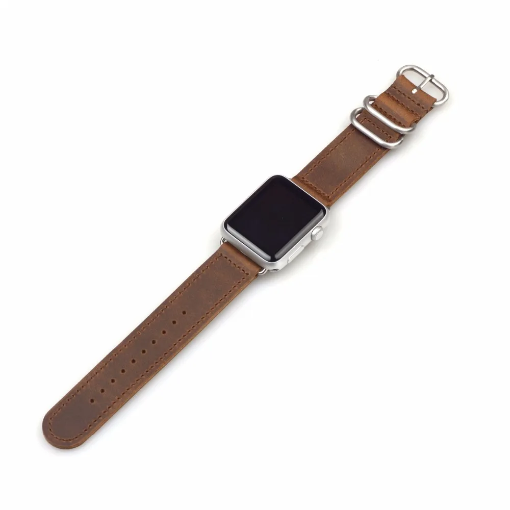 Ремешок кожаный для Apple Watch 1 2 и 3 серии 38 мм 42 мм|Ремешки часов| |