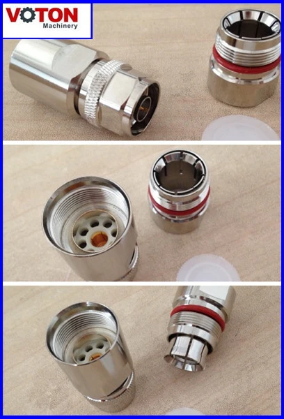 Бесплатная доставка N штекер (штекер) прямой с 1/2 стандартным кабельным