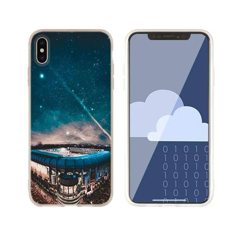 0hzizc 13 MLLSE чехол для телефона для iPhone11 Pro X XS Max XR для iPhone 5 5S SE 6S 6 4 4S 7 8 Plus Барселона Домашний футбольный стадион - Цвет: 0hzizc 13