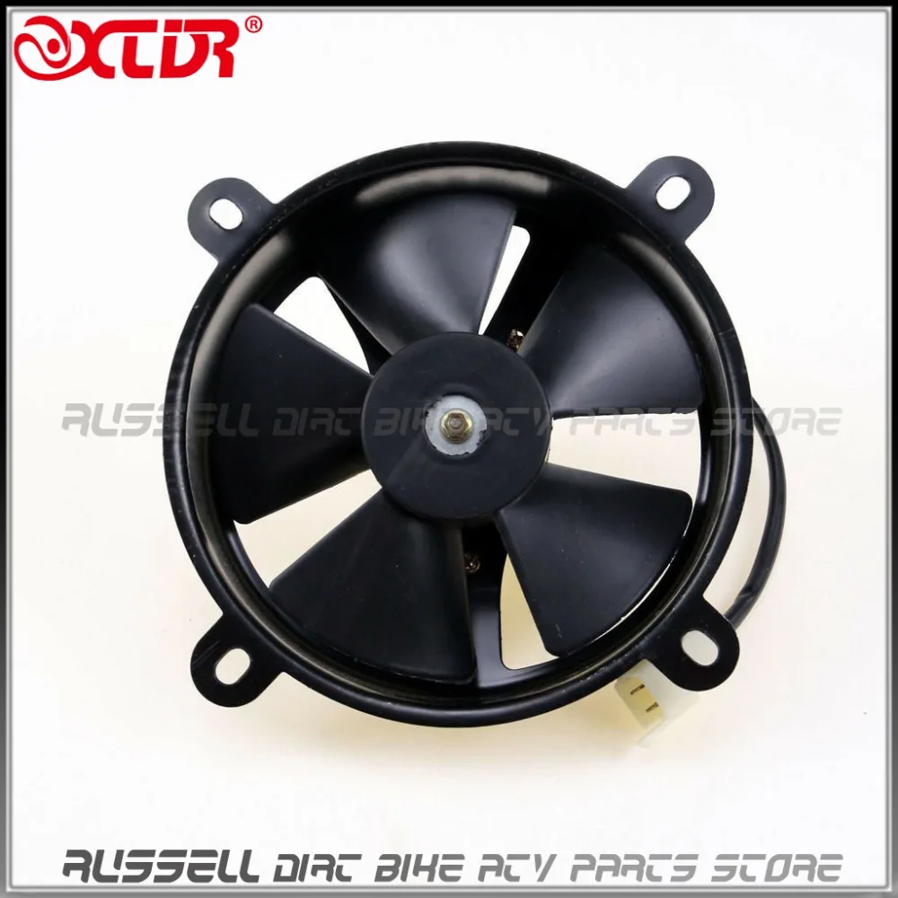 12V 6 inch ATV UTV Oil Cooler Water Electric Thermo Radiator Cooling Fan Buggy 200cc 250cc 4 wheeler Trial | Автомобили и