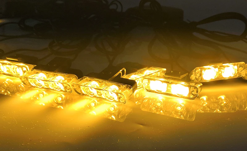 32LED супер яркий автомобиль Грузовик аварийный светильник мигающий пожарный светильник s скорая помощь полицейский стробоскоп предупредительный световой сигнал лампа DRL