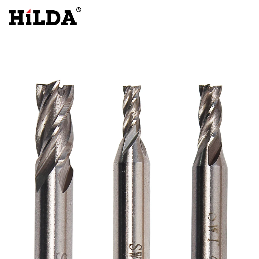 HILDA 7 шт. фреза с 4 канавками диаметром 1 5 6 мм|Фреза| |