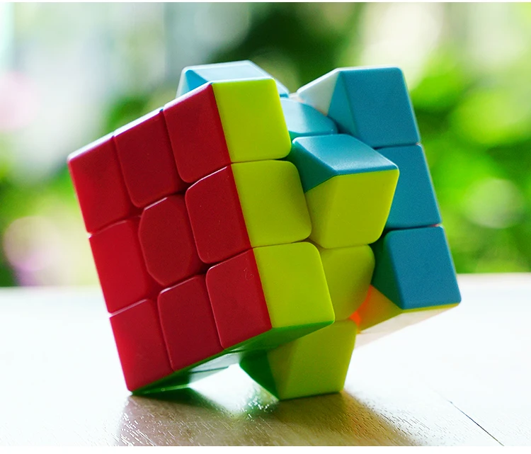 QIYI Warrior W 3x3x3 три слоя магический куб профессиональный конкурс скорость Cubo магические наклейки Пазлы куб игрушки для детей