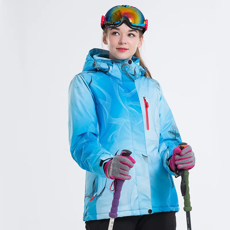 Новая уличная зимняя куртка для сноуборда женские лыжные костюмы ветрозащитные
