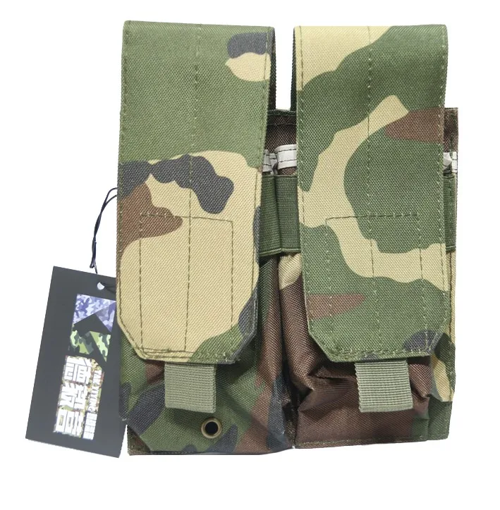CAMO TAK YIYING тактический Молл совместимый двойной подсумок - Цвет: CAMO