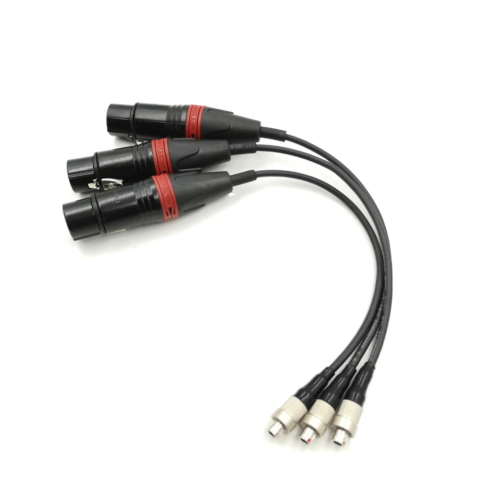 FVB 00 3 Pin to NEUTRIK XLR контактный гнездовой кабель для Sennheiser SK2000 SK3000 SK5000 Series