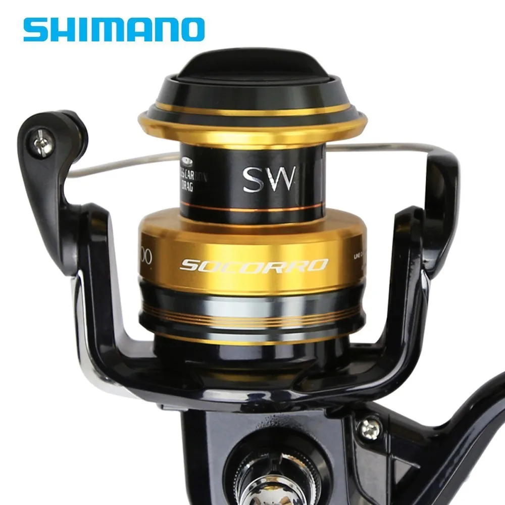 Shimano Оригинал SOCORRO SW 5000 10000 большая спиннинговая катушка для соленой воды 4 + 1BB 9: 1 X