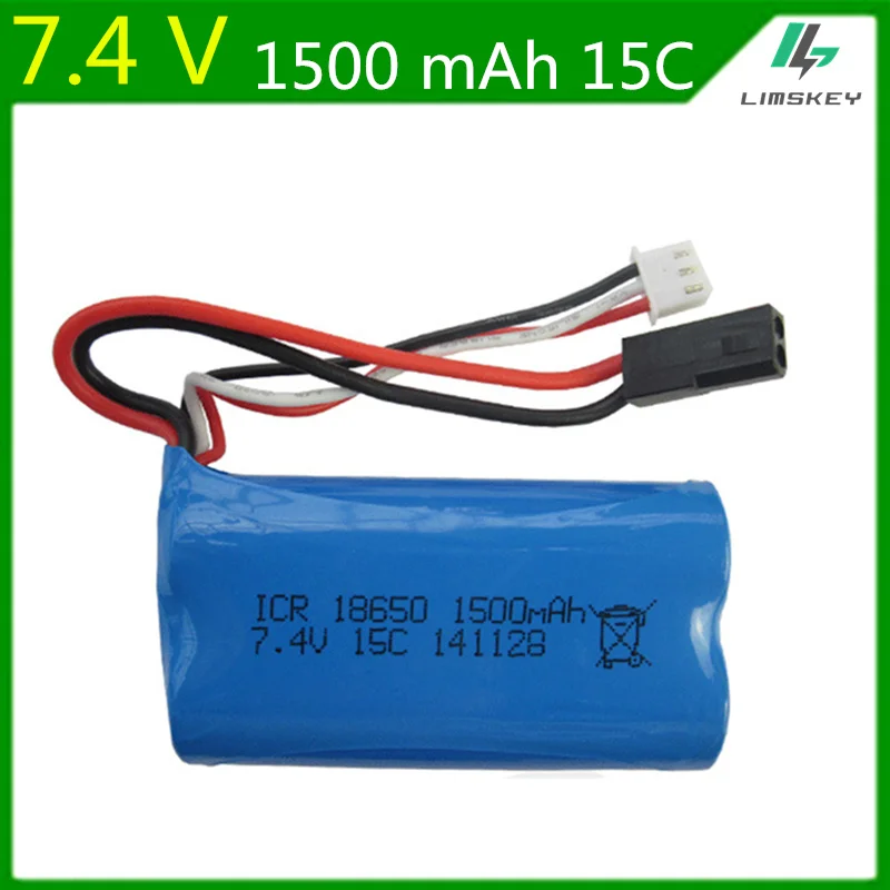 Аккумулятор Lipo 7,4 В 1500 мАч для MJXRC T40 F39 F49 T39 Syma 822, батареи для летательных аппаратов с дистанционным управлением 18650 2S, аккумулятор lipo 7,4 в 1500