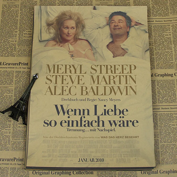 Постер Фильма Merrill Streep крафт-бумага пара Железная леди Мия из Африки | Дом и сад