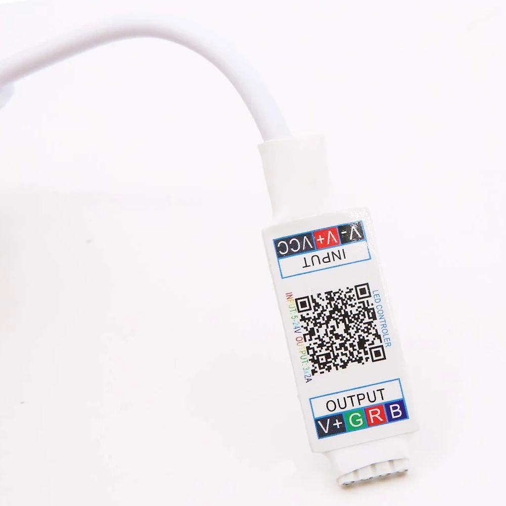 Wifi Светодиодная лампа RGBW телефон приложение Аксессуары Инструмент Интеллектуальный диммер постоянного тока 5-24 в Bluetooth 4,0 музыкальный светильник мини