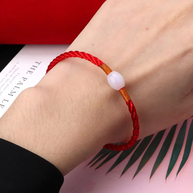 Защита от зла Lucky Kabbalah красная нитка плетеный браслет амулет модное ювелирное