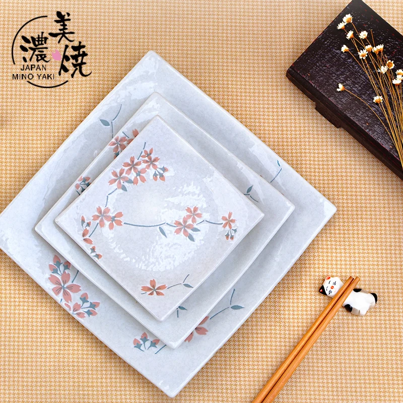 Мино сжечь импортируемых из Японии Сакура керамическая посуда плита бытовой
