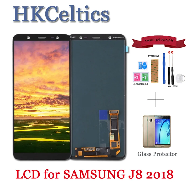 J810 для Samsung Galaxy J8 Pro 2018 J810M ЖК дисплей сенсорный экран замена дигитайзера часть