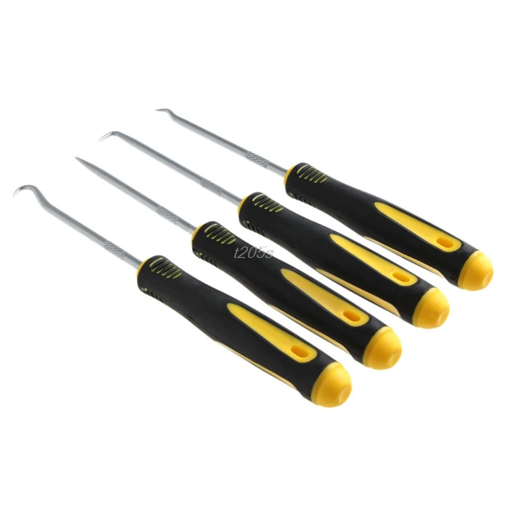 

4Pcs Durable Car Hook Oil Seal O-Ring Seal Remover Pick Set Craft Hand Tools T25 Drop ship