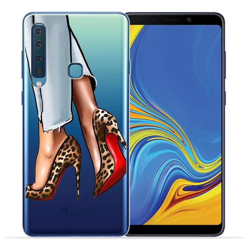 Модный крутой женский чехол для телефона на высоком каблуке девушек Samsung Galaxy A50 A20