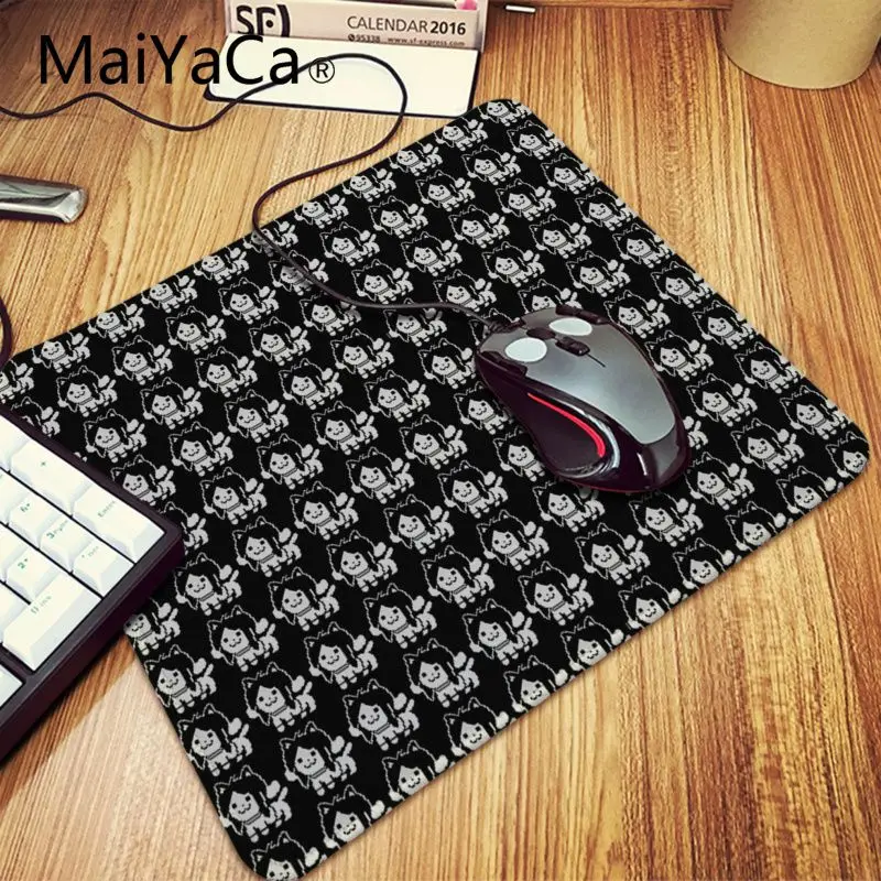 Lock Edge 18x22cm Maiyaca undertale, прочный резиновый коврик для мыши, большой коврик для мыши, компьютерный стол, коврик для игры, коврик для мыши - Цвет: Lock Edge 18x22cm