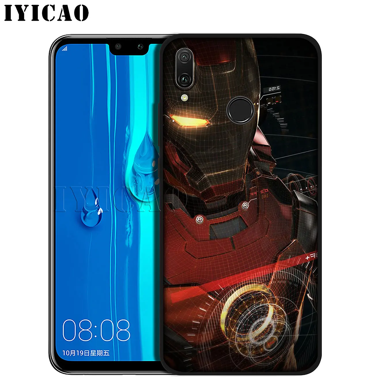 IYICAO Marvel Iron man Soft Silicone Phone Case for Huawei Mate 30 20 10 Pro Nova 5I 5T 5 4 4E 3i 3 2i Lite Smart |