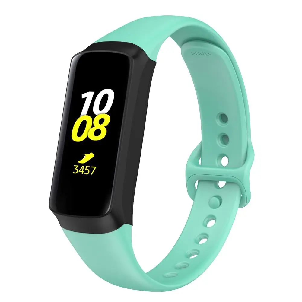 Sky Blue Браслет Loopback ремешок для samsung Galaxy Fit SM-R370 многоцветный Силиконовый ремешок для часов - Цвет: Sky Blue