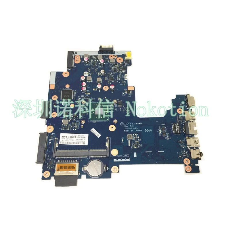Материнская плата NOKOTION ZS040 LA A995p rev 2 0 для ноутбука hp 240 g3 14 r DDR3L|rev 2.0|motherboard