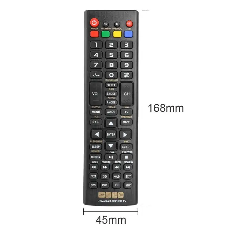 Универсальный пульт дистанционного управления Smart tv с LEARN lcd светодиодный HD 3D функция для всех бренды телевизоров на рынке для домашней семьи