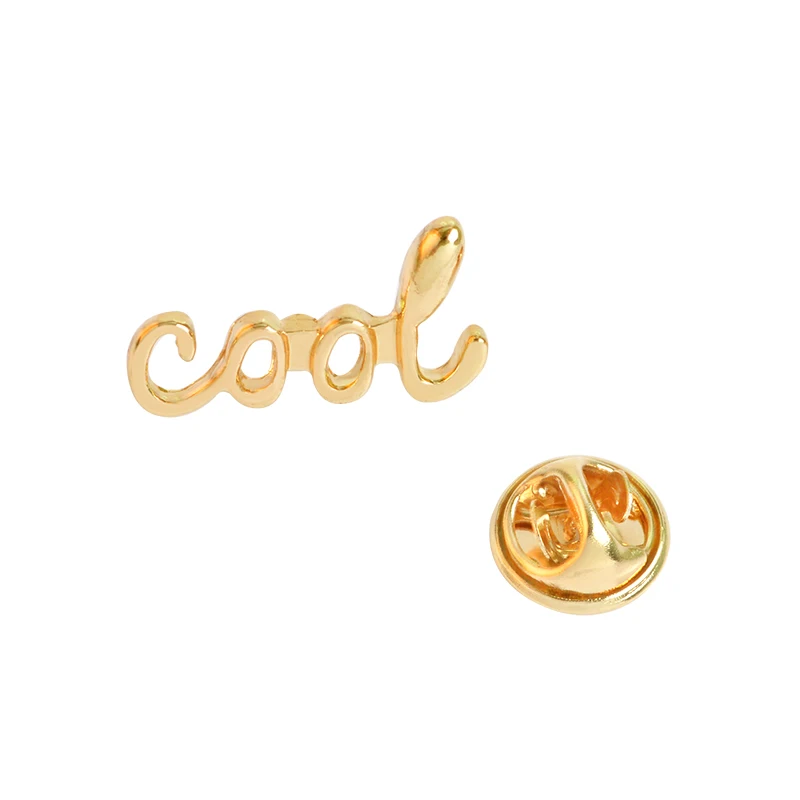 Буквы фраза эмалированная булавка OK cool OMG BANG сказочная! Значок на заказ нагрудный