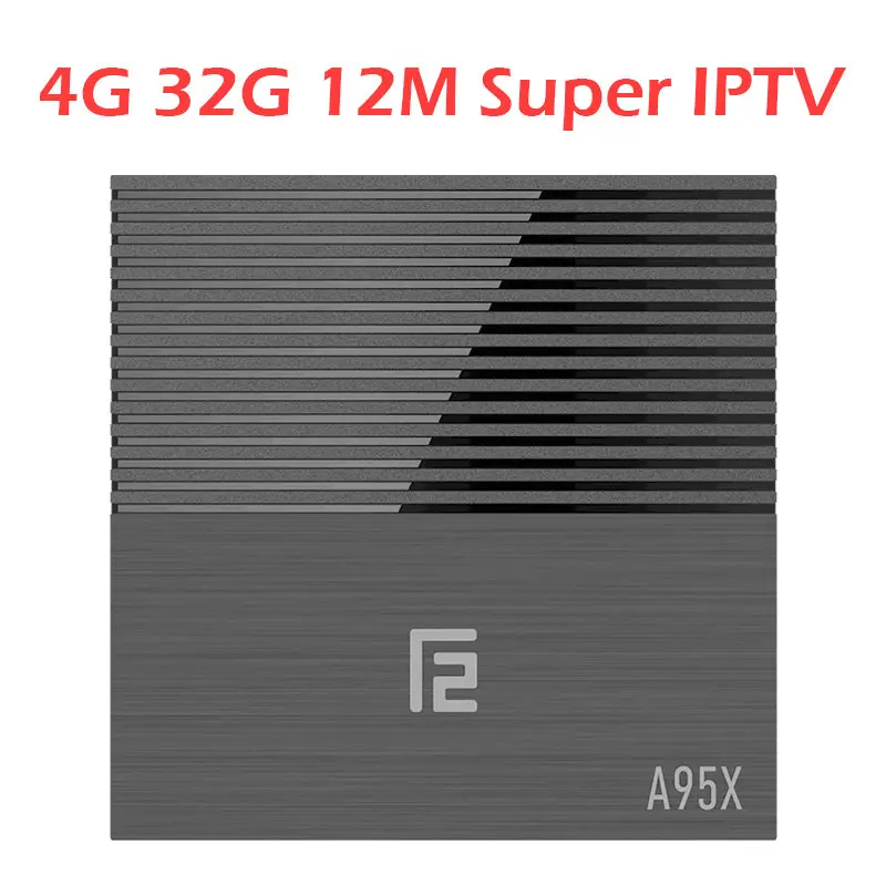 4G 32G 12M Super A95X F2 ТВ-бокс Android 9,0 4 Гб ОЗУ 32 ГБ/64 Гб ПЗУ 4K UHD Albania Германия французский Турция Великобритания оплатить ТВ взрослый канал смарт-ТВ коробка - Цвет: 4G 32G 12M Super
