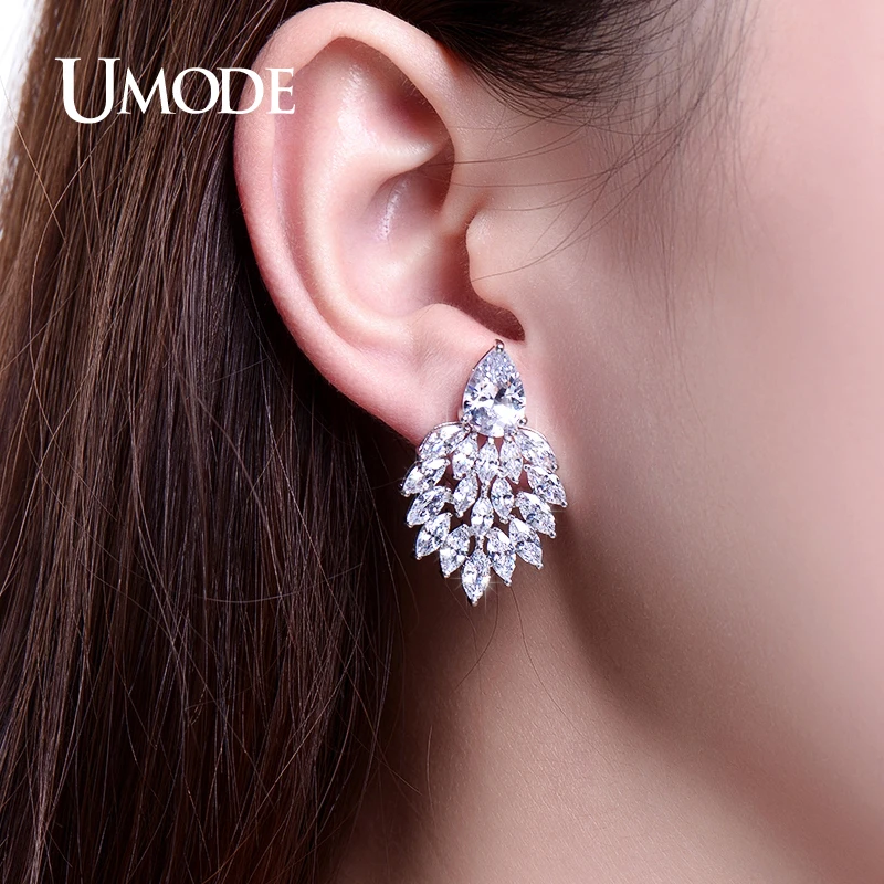 Женские серьги-гвоздики с кристаллами на Рождество | Украшения и аксессуары