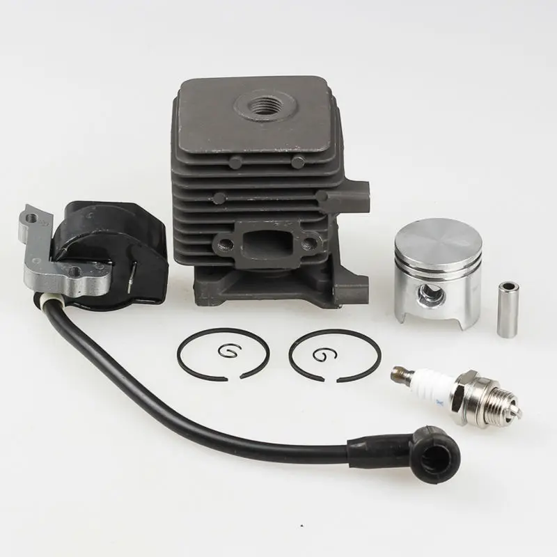 Цилиндра поршневых колец Наборы + катушка зажигания ПОДХОДИТ STIHL FS55 FS45 KM55 HL45 HS45 HS55