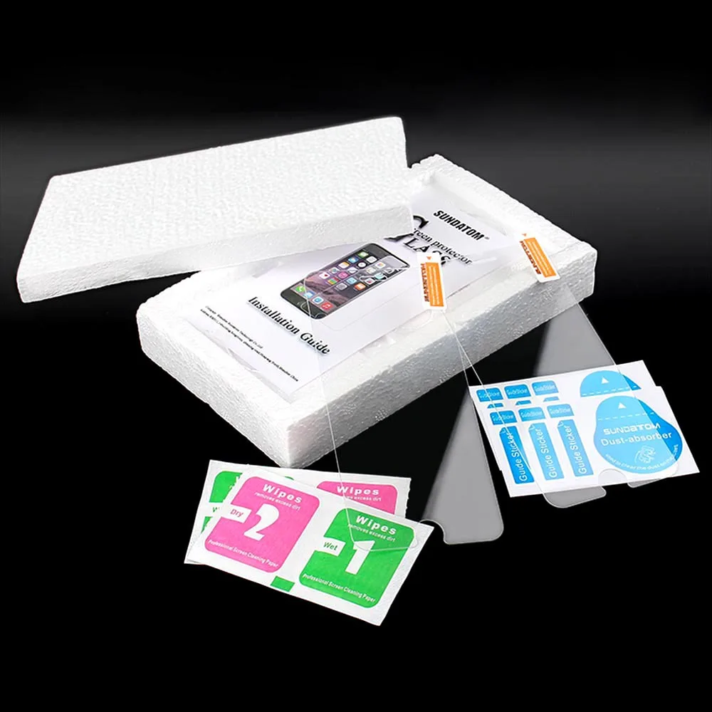 SUNDATOM 2.5D Ultra-Thin Screen Protector Tempered Glass for Samsung Galaxy Note3 Note 3 III 4 5 | Protectors