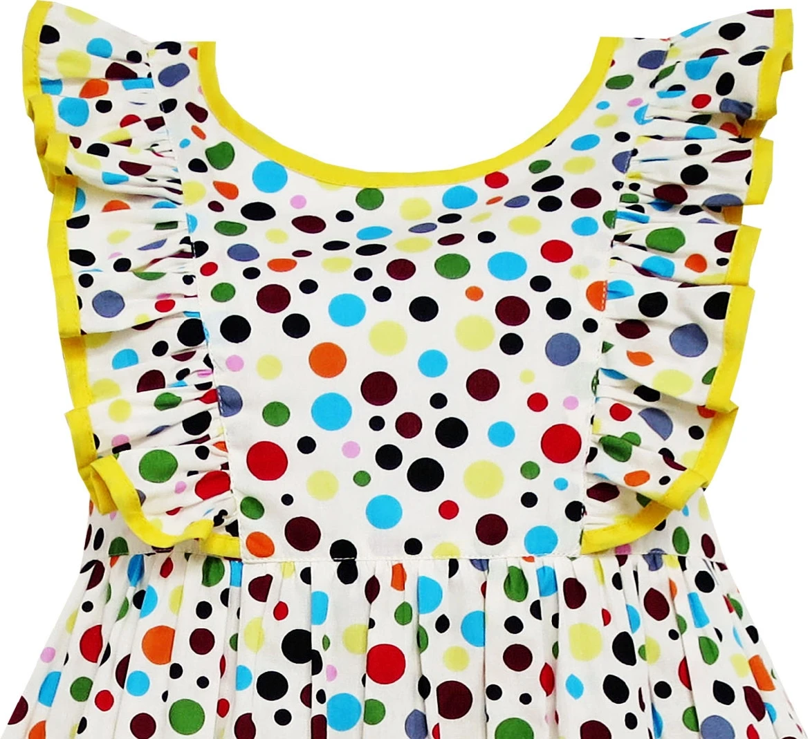 Flower Girl Dress Bow Tie Cherry Fruit Overlap Design Red Cotton 2020 Summer Princess Wedding Party Dresses Children Clothes | Детская