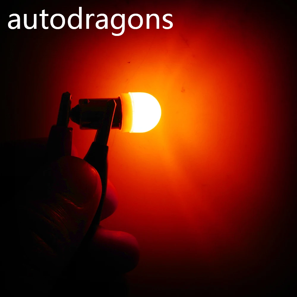 Autodragons яркий свет Ba9s #44 #47 Bayonet Pinball матовый купол светодиодный AC 6 3 V 2*5630 SMD SS чип для