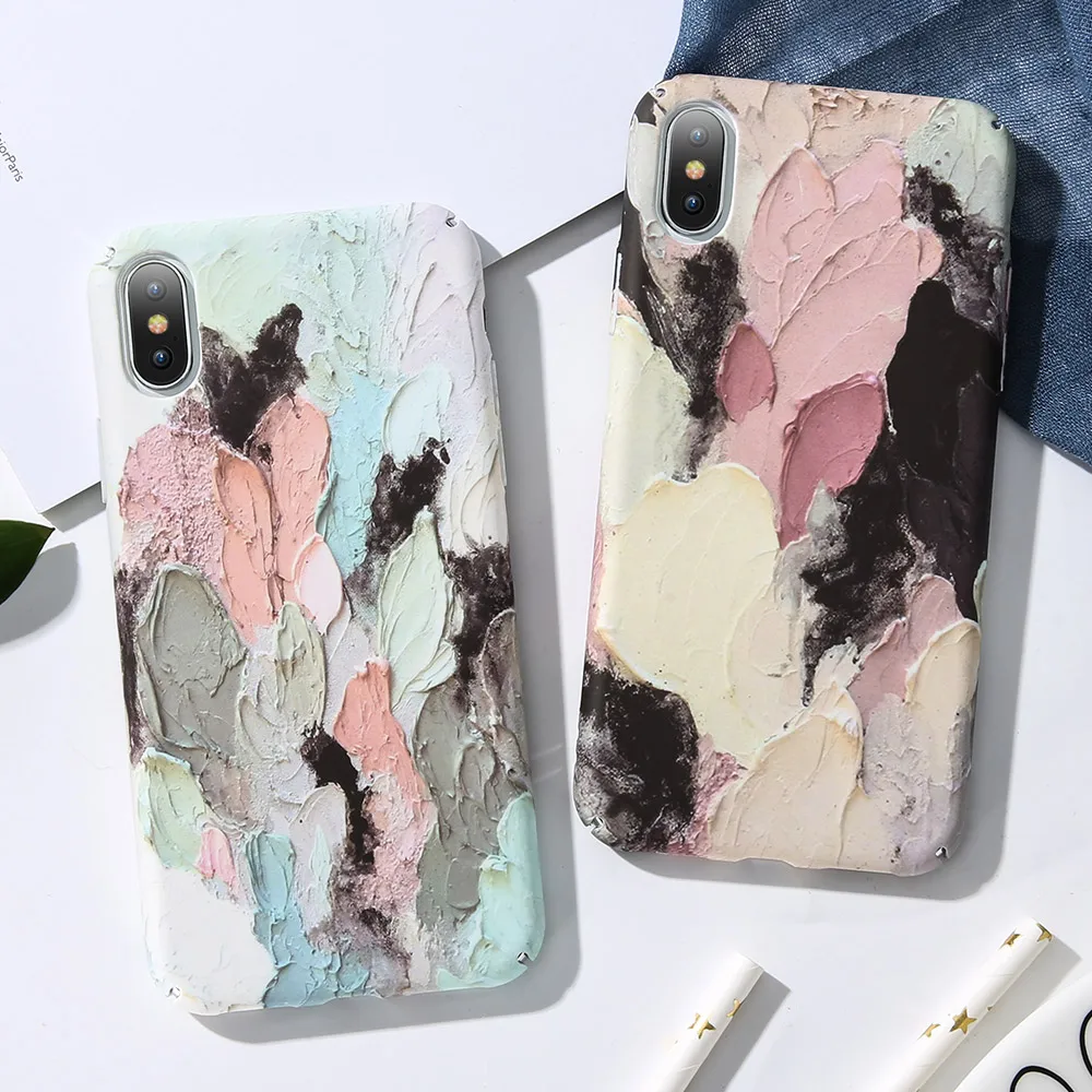 KISSCASE Water Painting Shell Phone Case For Huawei P30 Y7 Pro 2019 Glow in the Dark Luminous Cover Nov4 V20 Fundas |