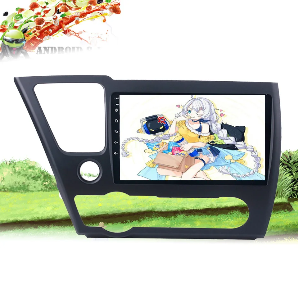 32G ROM Android 9 0 автомобильный Радио DVD GPS Мультимедиа Стерео для Civic салон 2013-2016 dvd EX LX DX