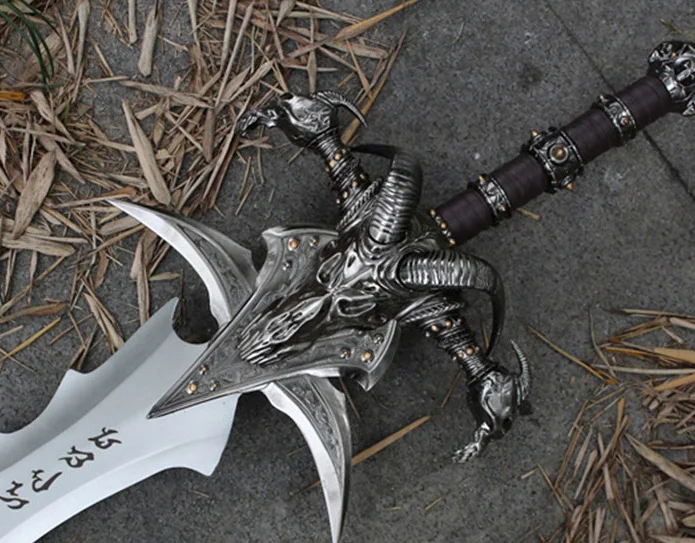 Arthas Menethil sword Frostmourne сплав литье крутое Ремесло быть подарком игрушки для взрослых - Цвет: Frostmourne