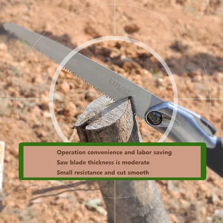 Деревообрабатывающая ножовка садовая ручная пила портативная уличная Складная