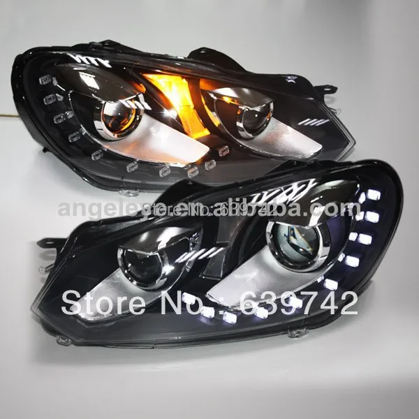 

10 шт. СВЕТОДИОДНЫЙ Набор для игры в гольф 6 фары с линзы проектора Bi Xenon 2009-2012 год