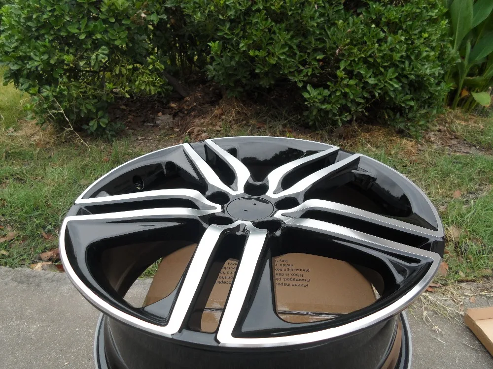 20x8 5 et 45 5x120 OEM Черная машина лицевой части сплава колесные диски W307 для вашего