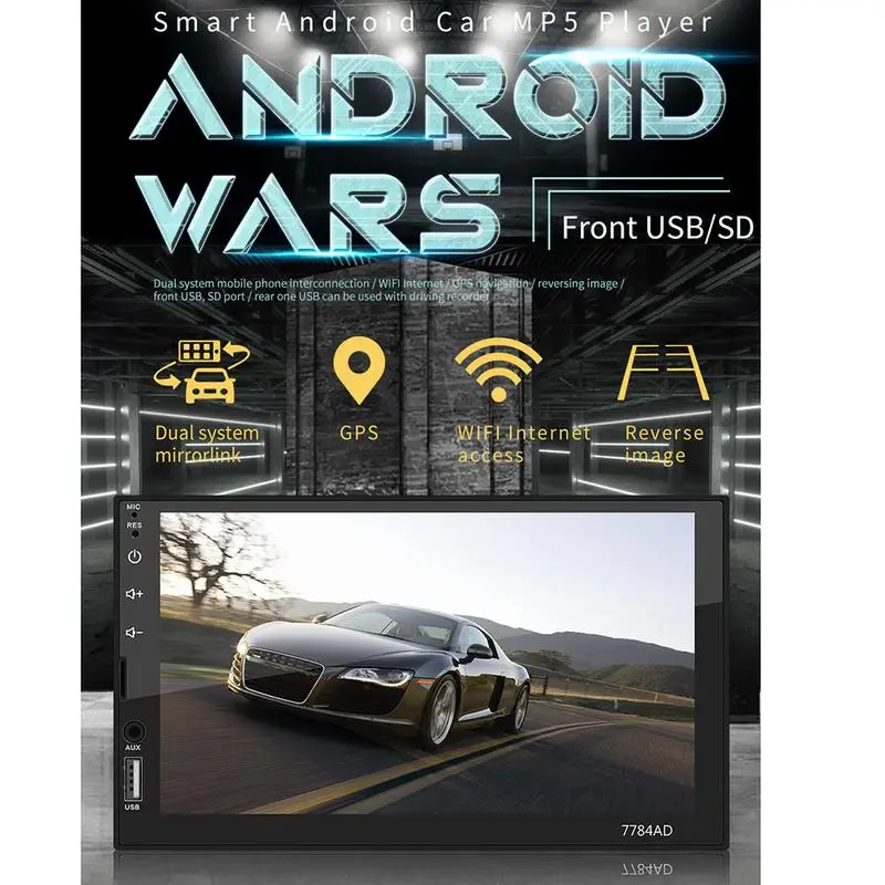 Новый автомобильный Android 7 1 система навигации Bluetooth MP5 плеер сенсорный экран с