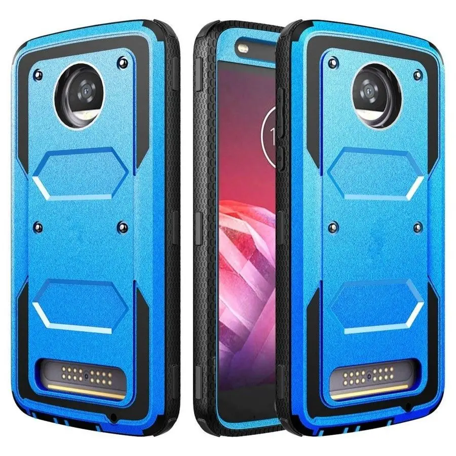YUMQUA чехол для Motorola Moto Z2 Play/Z2 Force Case Shock Adsording Hybrid Прочный ударопрочный защитный motorola