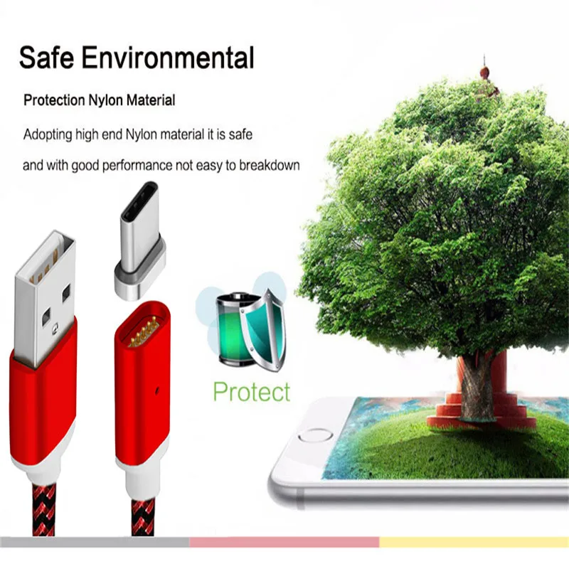 3FT-10FT 2.4A USB Micro USB/Type C/IOS Магнитный кабель адаптер для Samsung S6 S7 S8 Note 8 LG V30 iPhone x 7 6 Plus |