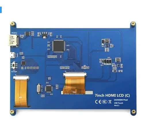7 дюймовый сенсорный экран Raspberry pi 1024*600 емкостный ЖК интерфейс HDMI поддерживает