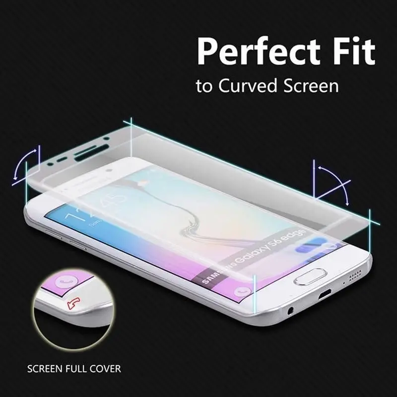 Tempered Glass For Samsung Galaxy S6 S7 Edge S8 S9 S10 SE Plus 3D Full Coverage Screen Protector Flim Cover Note 8 9 |