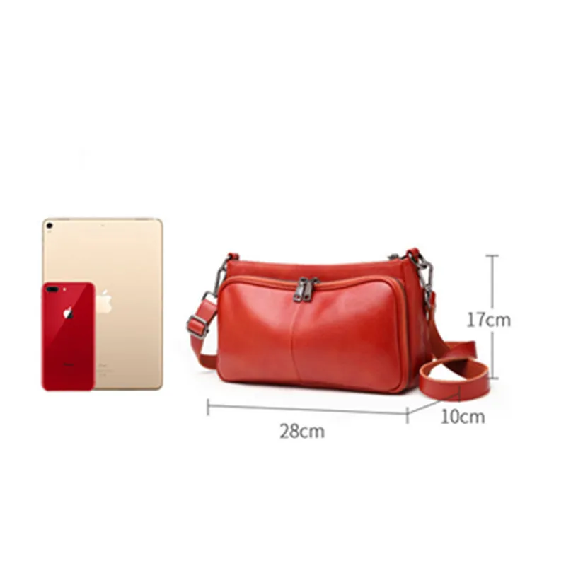 

ICEV New European Fashion Simple Genuine Leather Handbags Crossbody Bags for Women Messenger Bags Ladies Office Totes Bolsa Sac