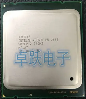 Оригинальный серверный процессор Intel Xeon E5 2667 2 9 ГГц 6 ядерный 15M 8GT/s LGA2011 130 Вт SR0KP ЦП