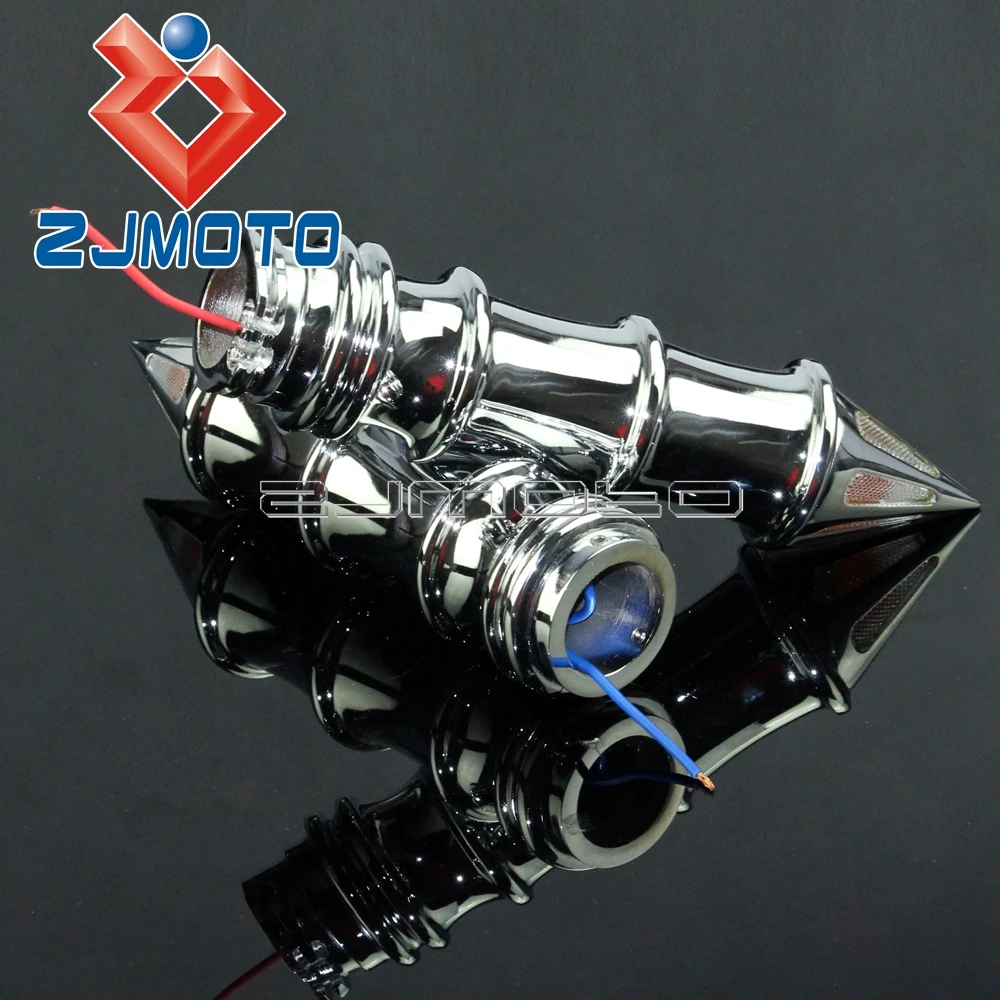 Хромированные универсальные мотоциклетные ручки 7/8 "для Honda VTX 1300 1800 VT1300C шипы с