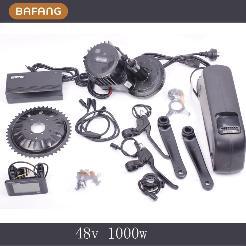 Bafang 48 В 1000 Вт c965/c961 bbs02 середине кривошипно-шатунный механизм двигателя ebike